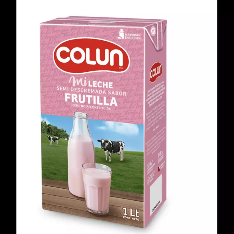 Leche Frutilla Colun 1 Litro