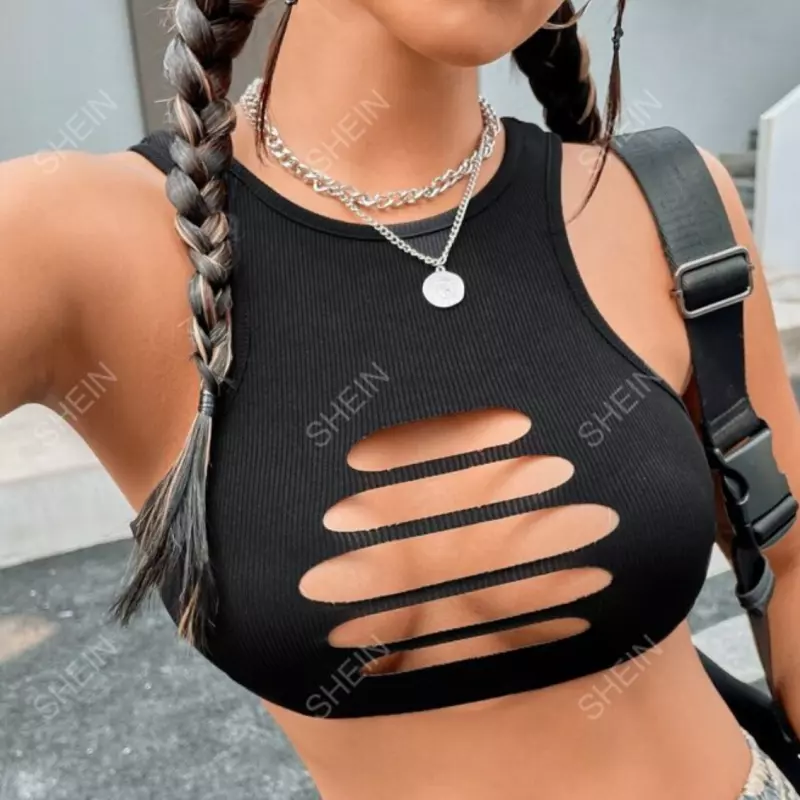 Cuts Top (Negro)