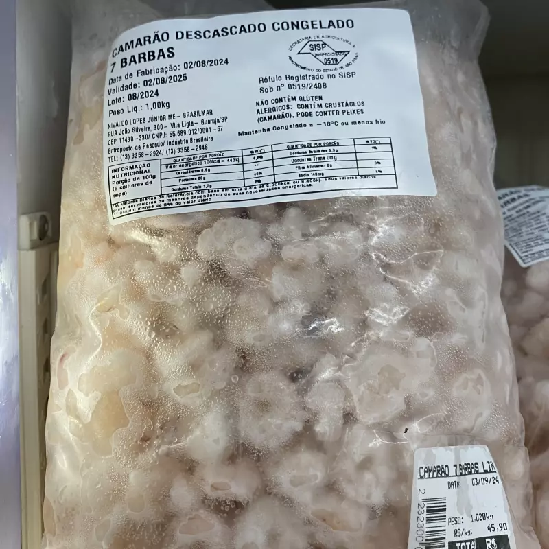 Camarão 7Barbas Descascado