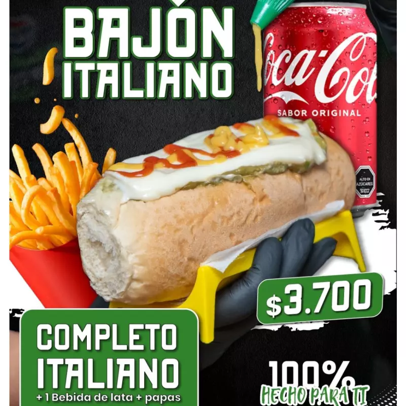 --1 COMPLETO+ 1BBDA + PAPA