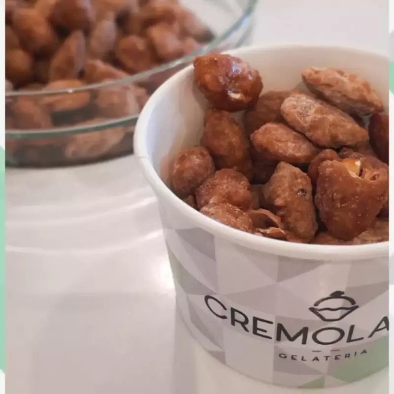 Topping almendras caramelizadas