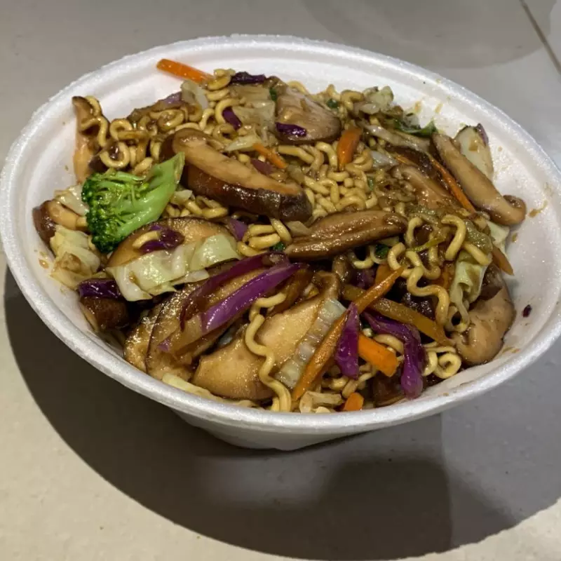 Yakisoba de shitake