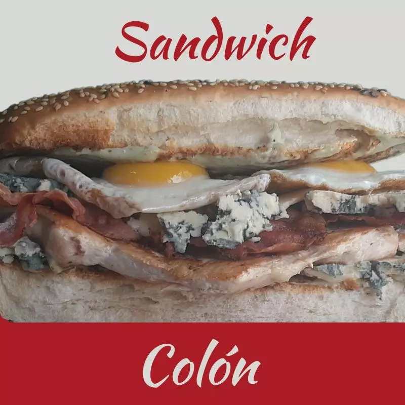 SÁNDWICH COLÓN(POLLO)