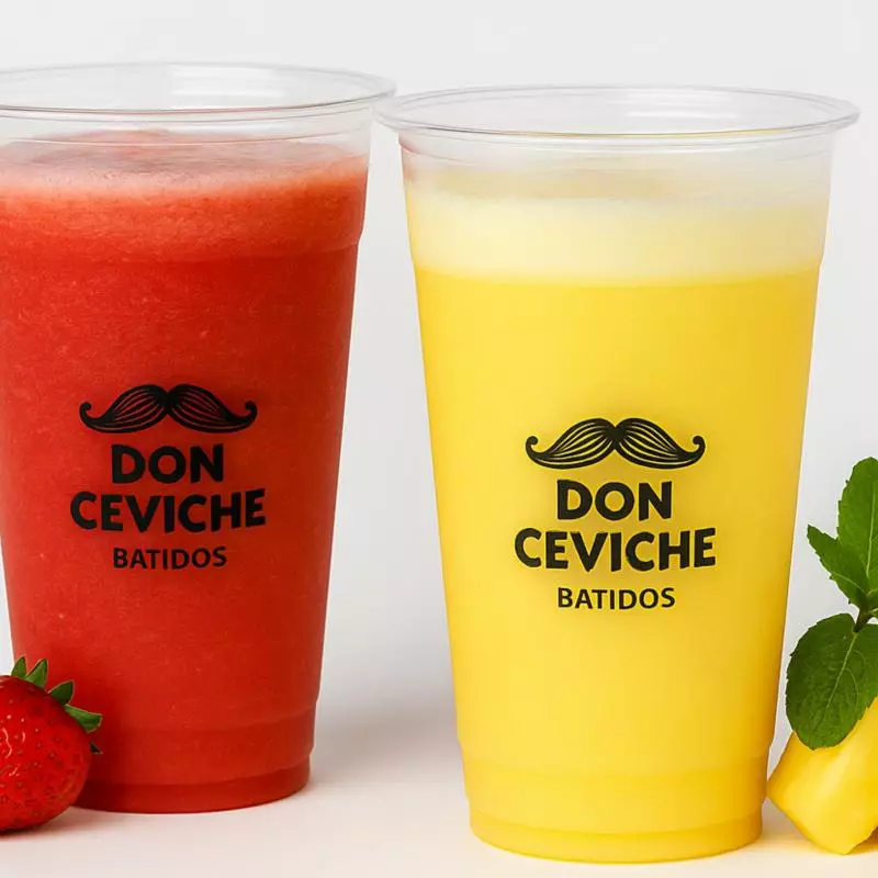 Piña con hierba buena