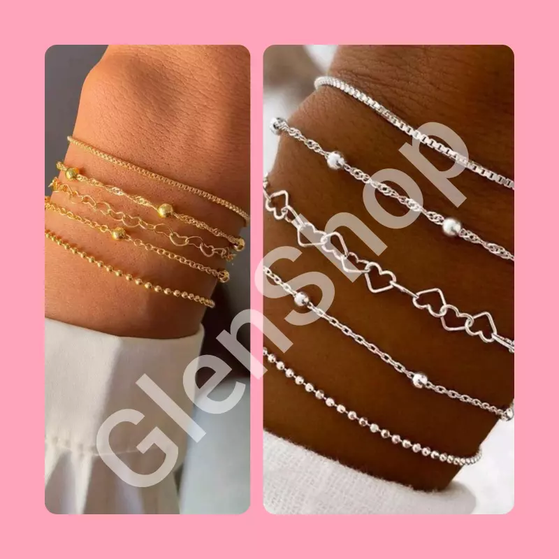 Set de 5 pulseras 224215