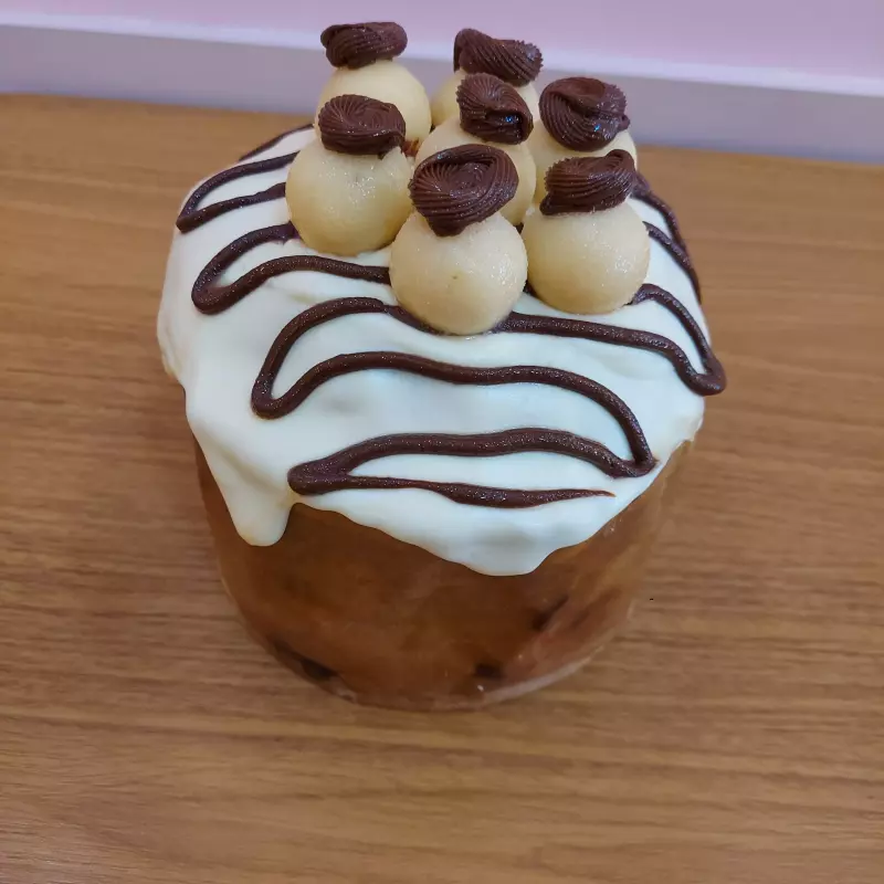 Chocotone trufado ninho com Nutella