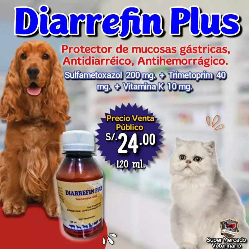 Diarrefin Plus 120 ML Perros/Gatos