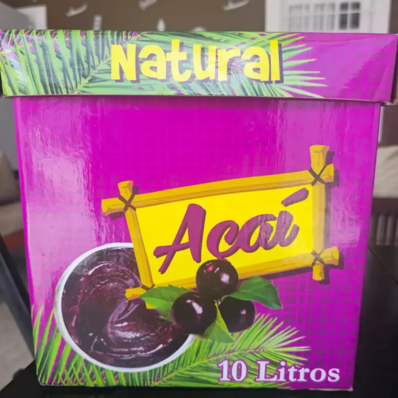 Açaí Puro em caixa de 10 Litros