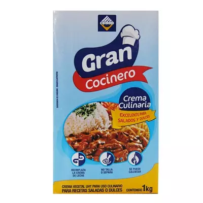 Crema Gran Cocinero 1Litro
