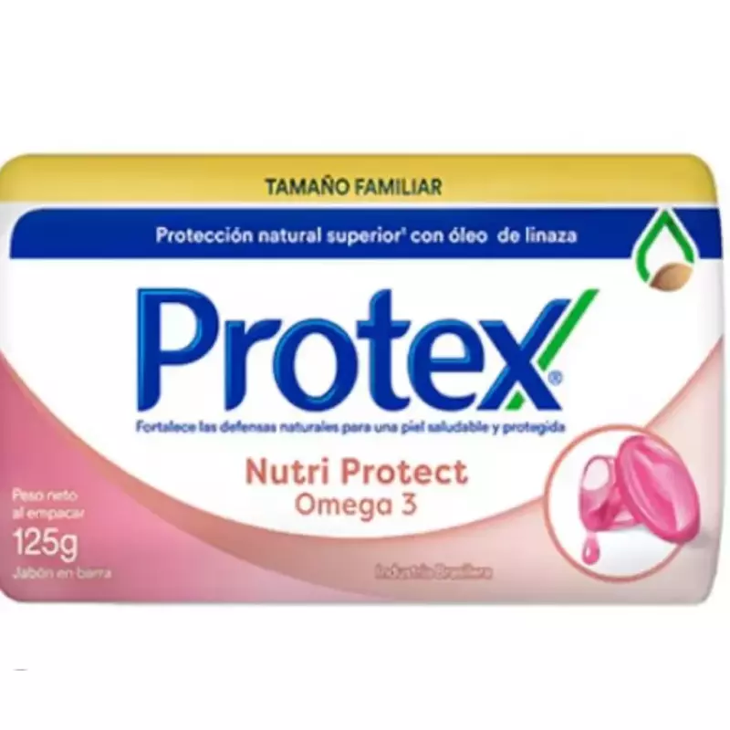 Jabón protex omega 3, 125grs