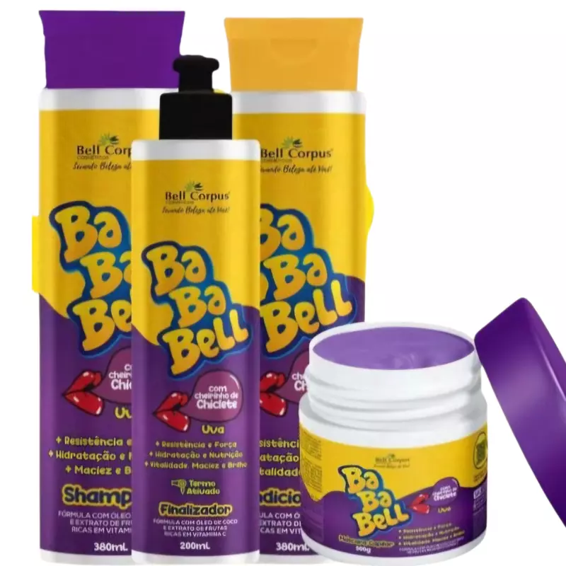 Kit capilar Bababel Uva Bell corpus