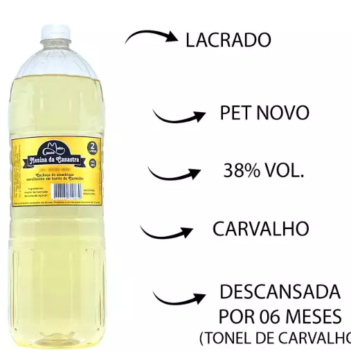 CACHAÇA CARVALHO MENINA DA CANASTRA