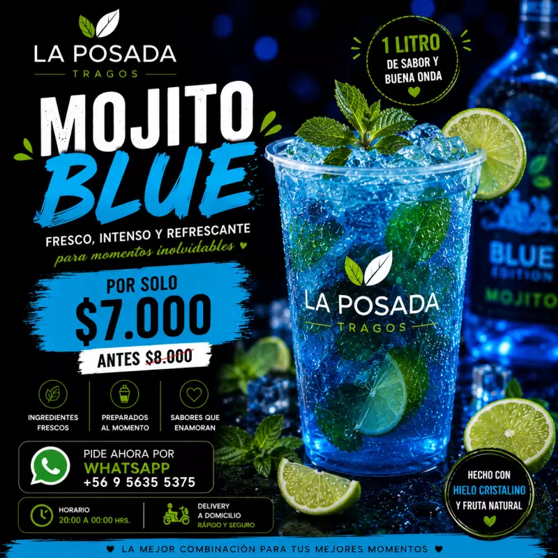 Mojito Blue 1L