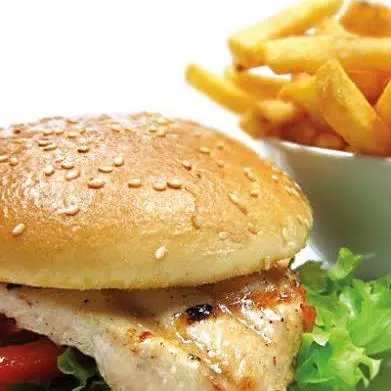 Chicken breast burger