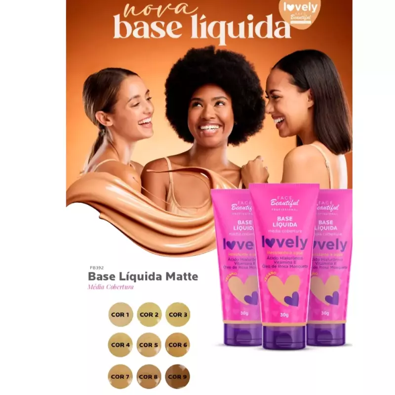 Base Líquida Média Cobertura 30g
