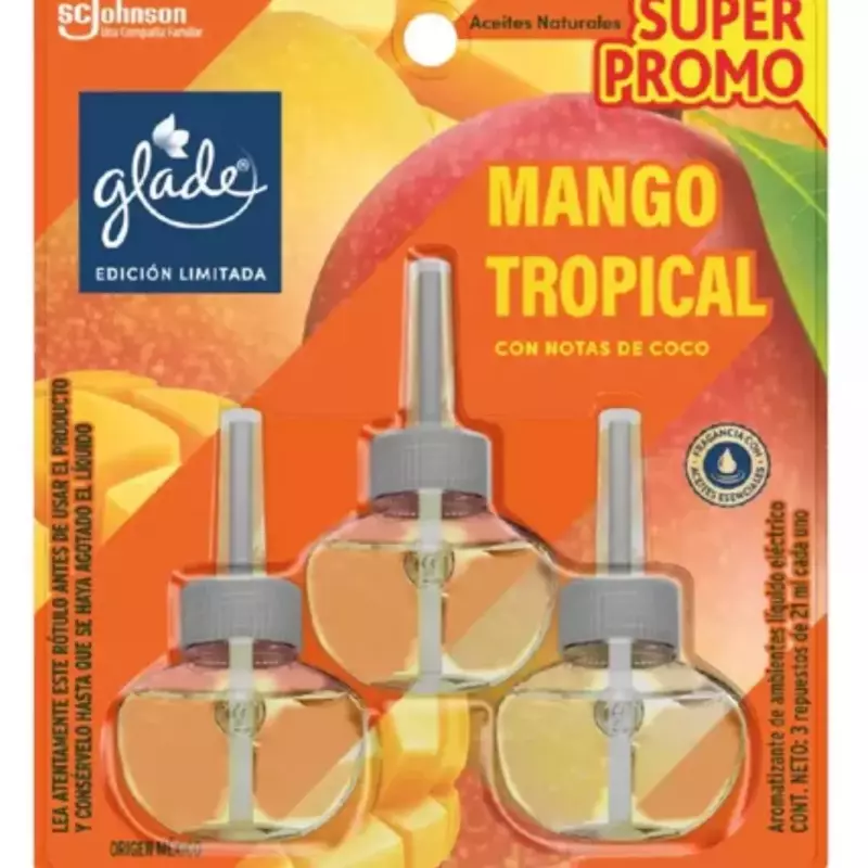 Repuestos glade x3 mango tropical