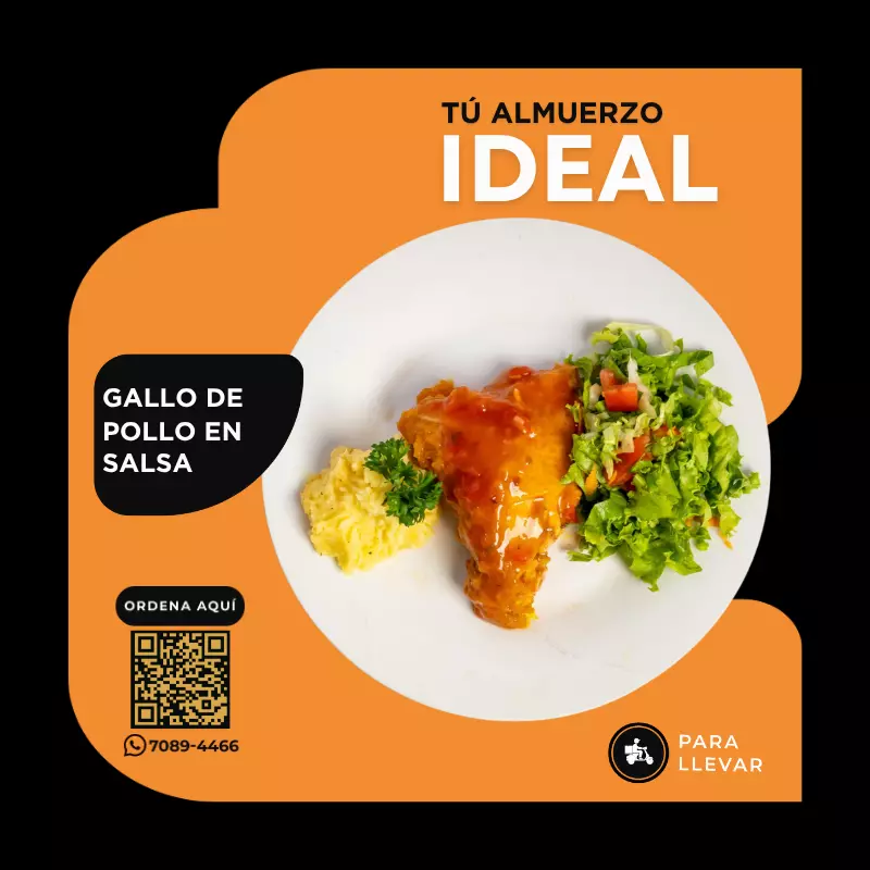 Gallo de Pollo en salsa