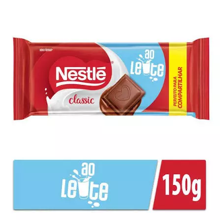 Barra ao leite Nestlé 150g