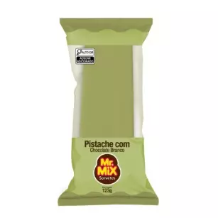 Paleta Pistache com Chocolate Branco