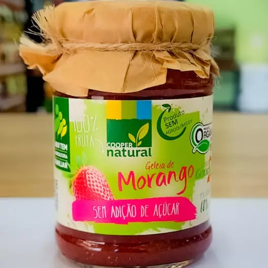 GELEIA DE MORANGO ORG.