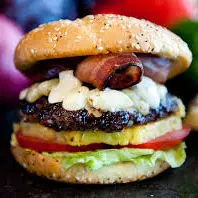 hamburguesa de novillo