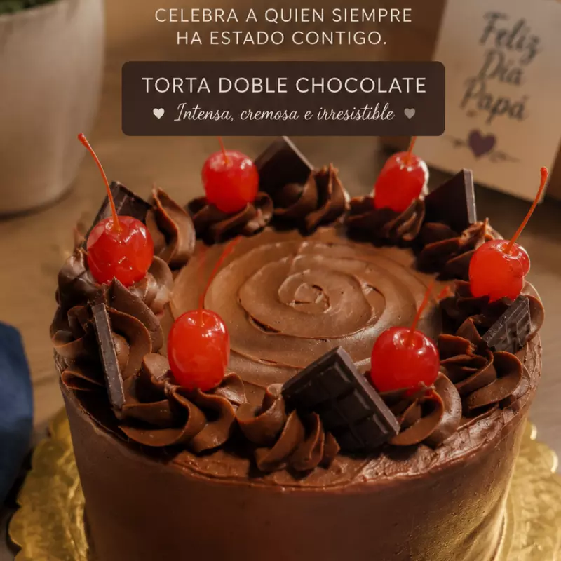 TORTA DOBLE CHOCOLATE