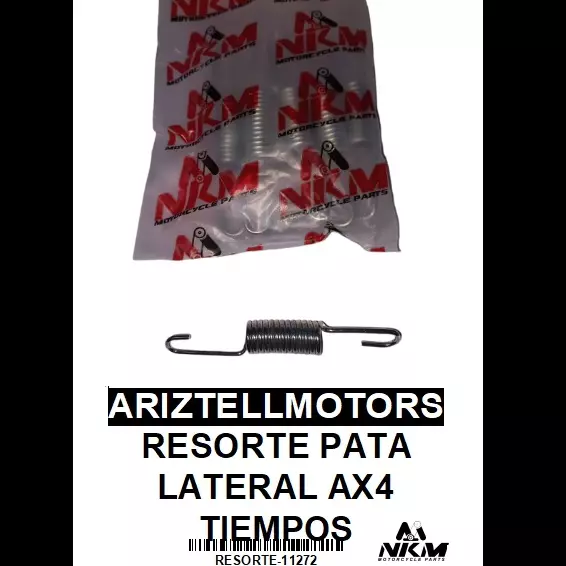 RESORTE PATA LATERAL AX4 TIEMPOS