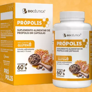SUPLEMENTO ALIMENTAR DE PRÓPOLIS 60C