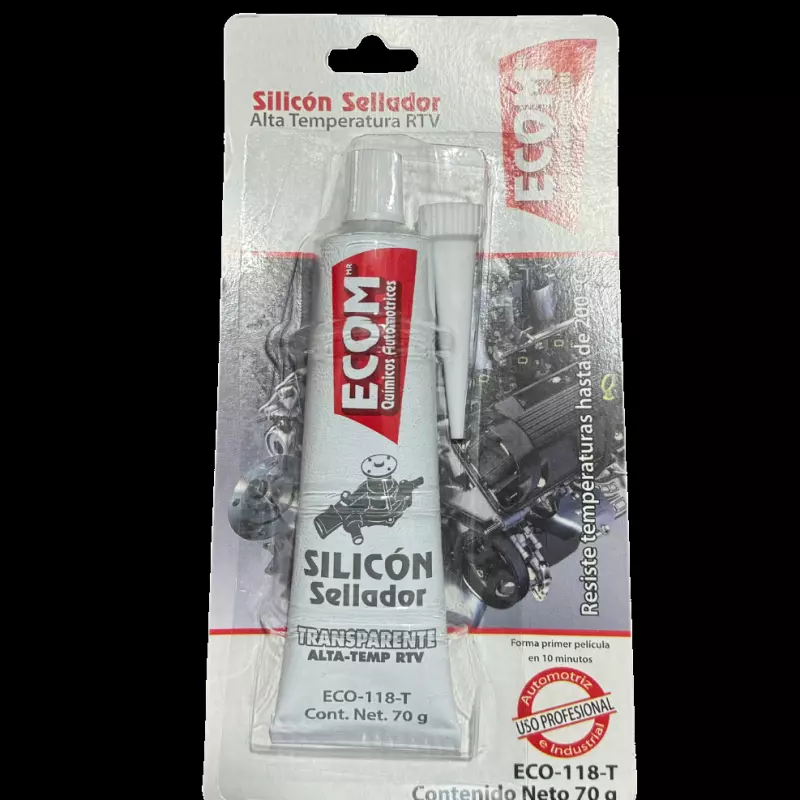 Silicón sellador RTV transparente 70
