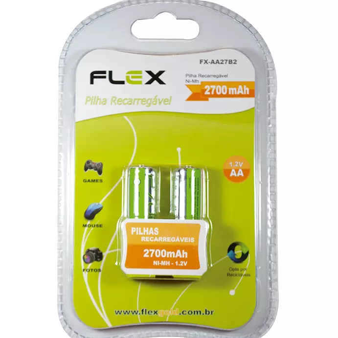 BATERIA RECARREGÁVEL FLEX 1.2V