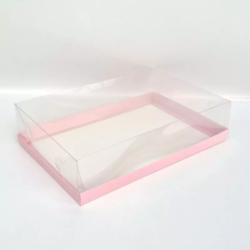 Caja de tabla de queso grande rosada