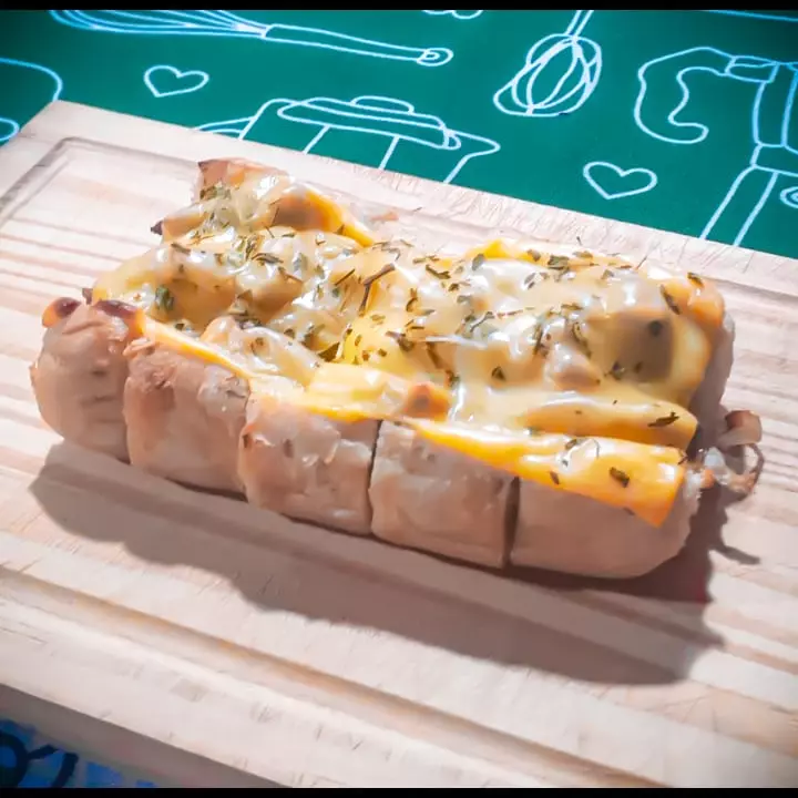 Pão de alho C/ Contra filé 🍞🧀🍖