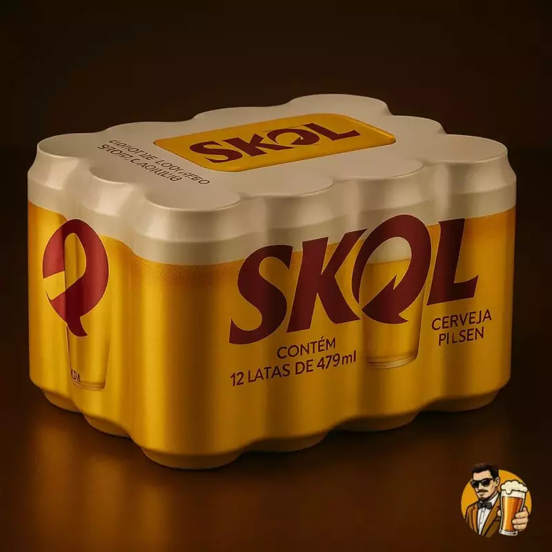 Skol latão (caixa c/ 12 unidades)