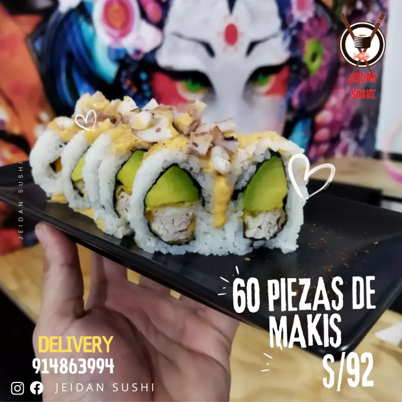 60 PIEZAS DE MAKIS