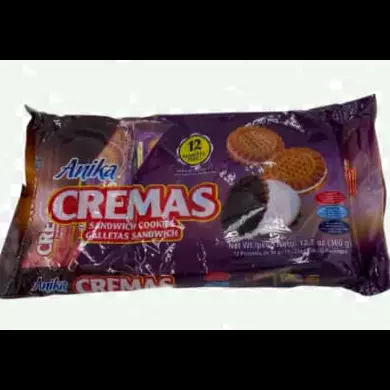 Galletas Anikal Crema Coco 12U