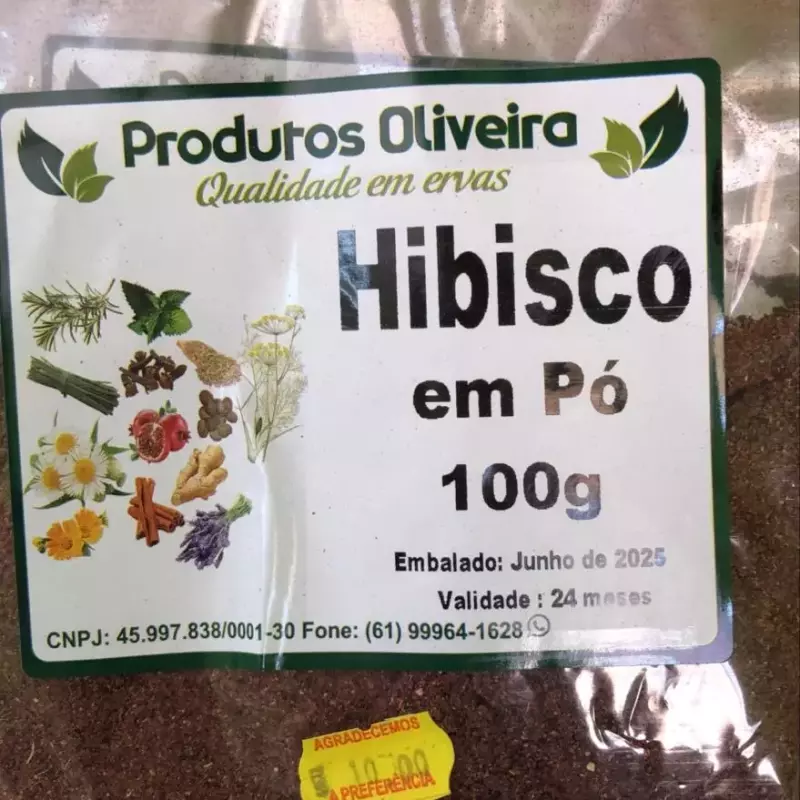 Hibisco em pó