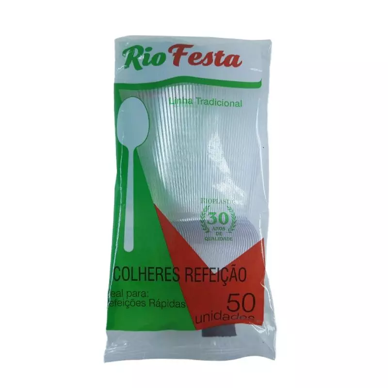Colher Plástico 50 Unidades