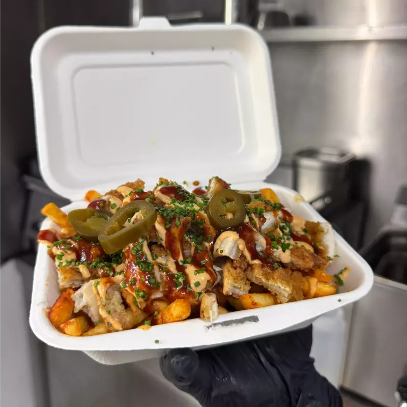 BBQ CHICKEN AND FRIES