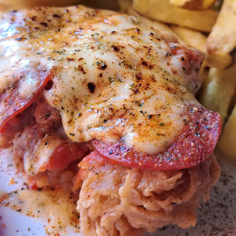 MILANESA NAPOLITANA DE POLLO