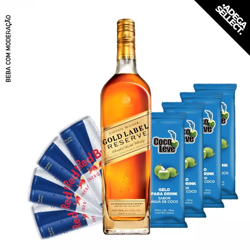 Combo Whisky J.Walker Gold Label
