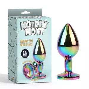 RAINBOW GEM MEATL PLUG - SMOLL