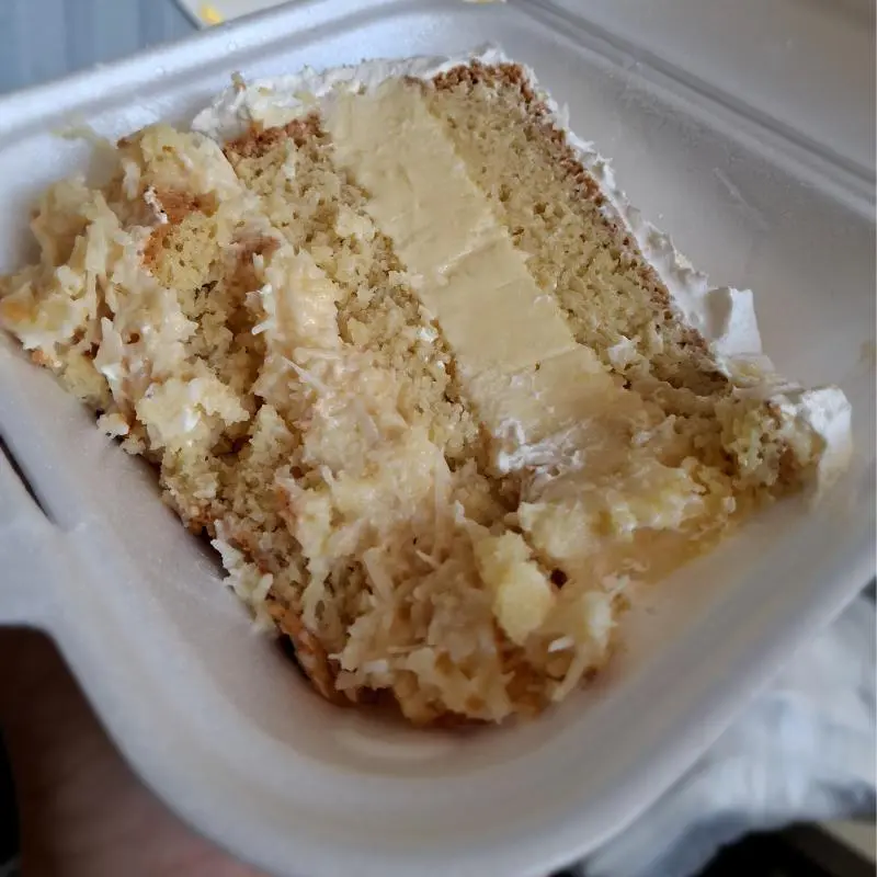 Bolo Cocada Fatia