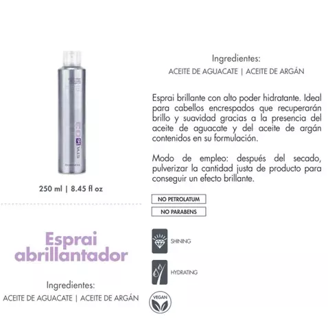 Spray abrillantador