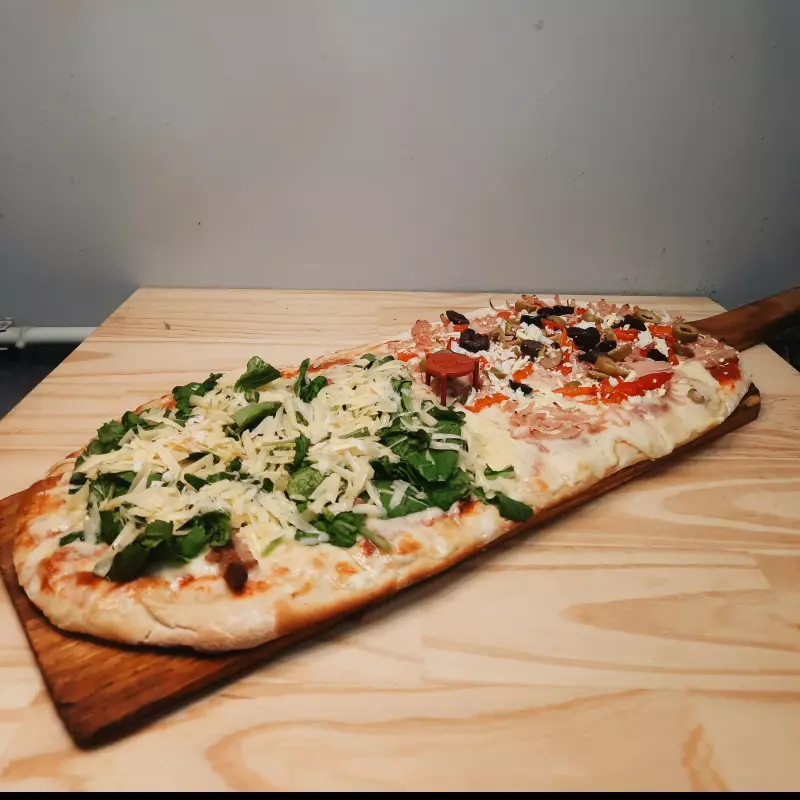 Pizzas a la parrilla