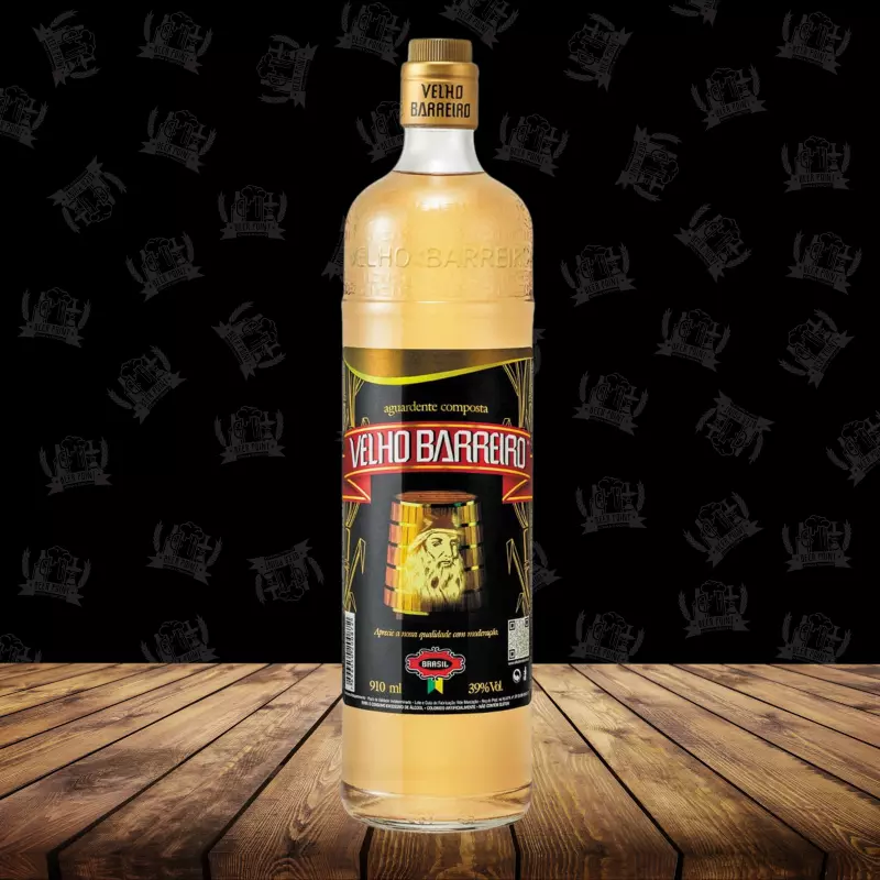 Cachaça Velho Barreiro Gold 910ml