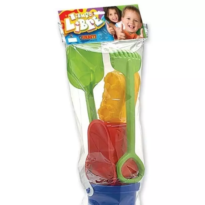 Balde, Pala, Rastrillo y Castillo