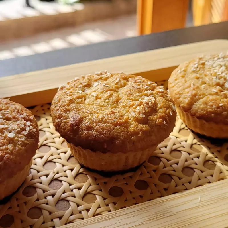 Unidade - Muffin de maça com coco