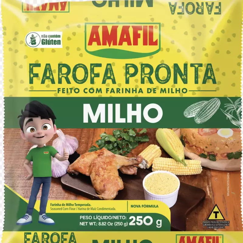 Farofa de Milho Amafil 250g