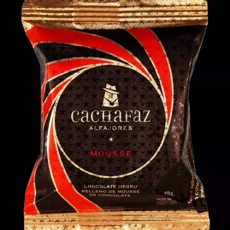 Alfajor Cachafaz Mousse de Chocolate