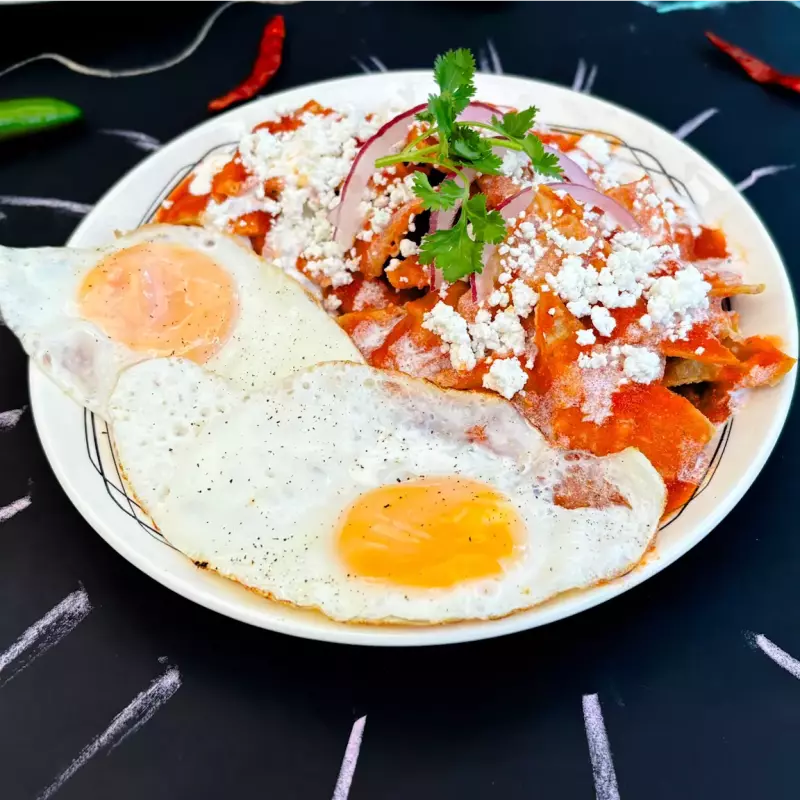 Chilaquiles con huevo